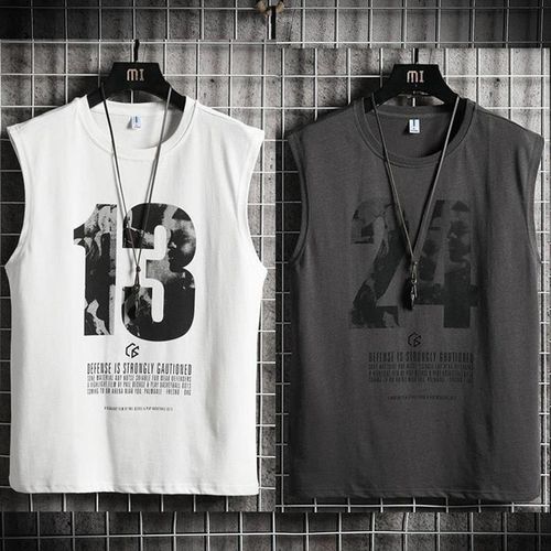 2 In 1 Men's Loose Sport Tanks Vests
